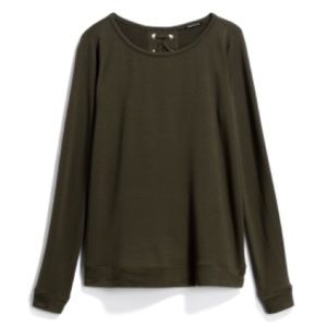 *NEW* olive green long sleeve with laced up back